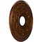 Ekena Millwork Baltimore PVC Medallion (Canopies up to 6 1/2"), 16"OD x 3 1/2"ID x 1"P, Metallic Dark Copper CMP16BACDC - alternate 4